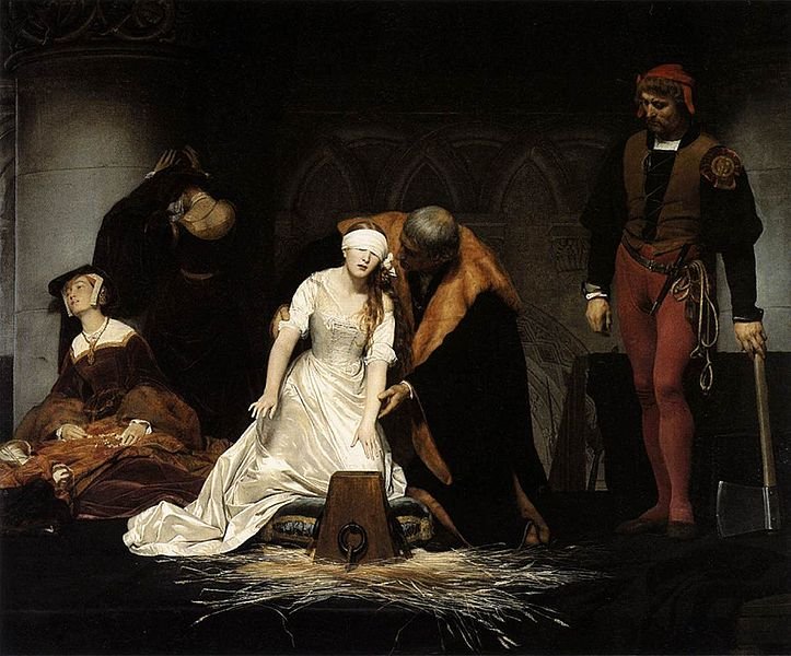 The Execution of Lady Jane Grey by Paul Delaroche 1833